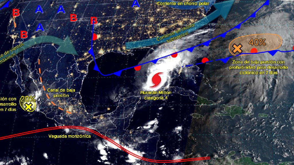 El huracán Milton se aleja de la Península.