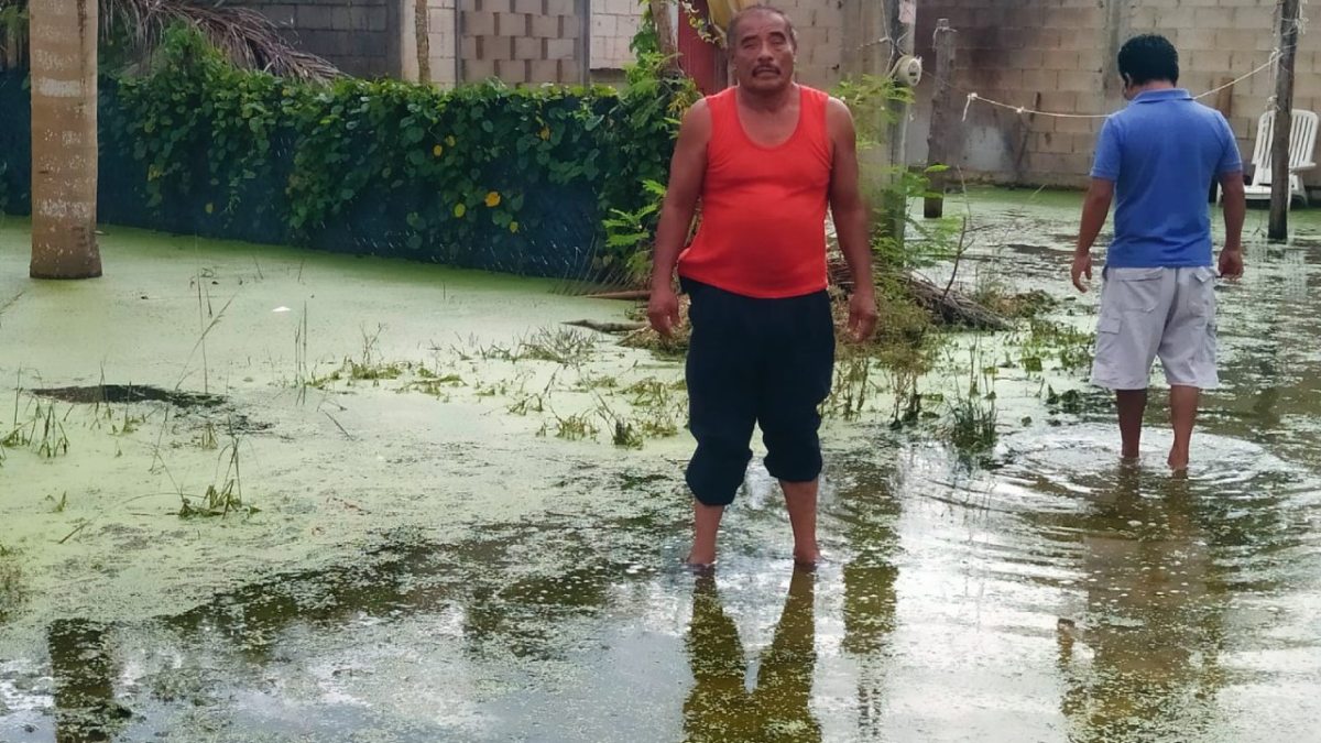 Inundaciones en Valladolid Nuevo.