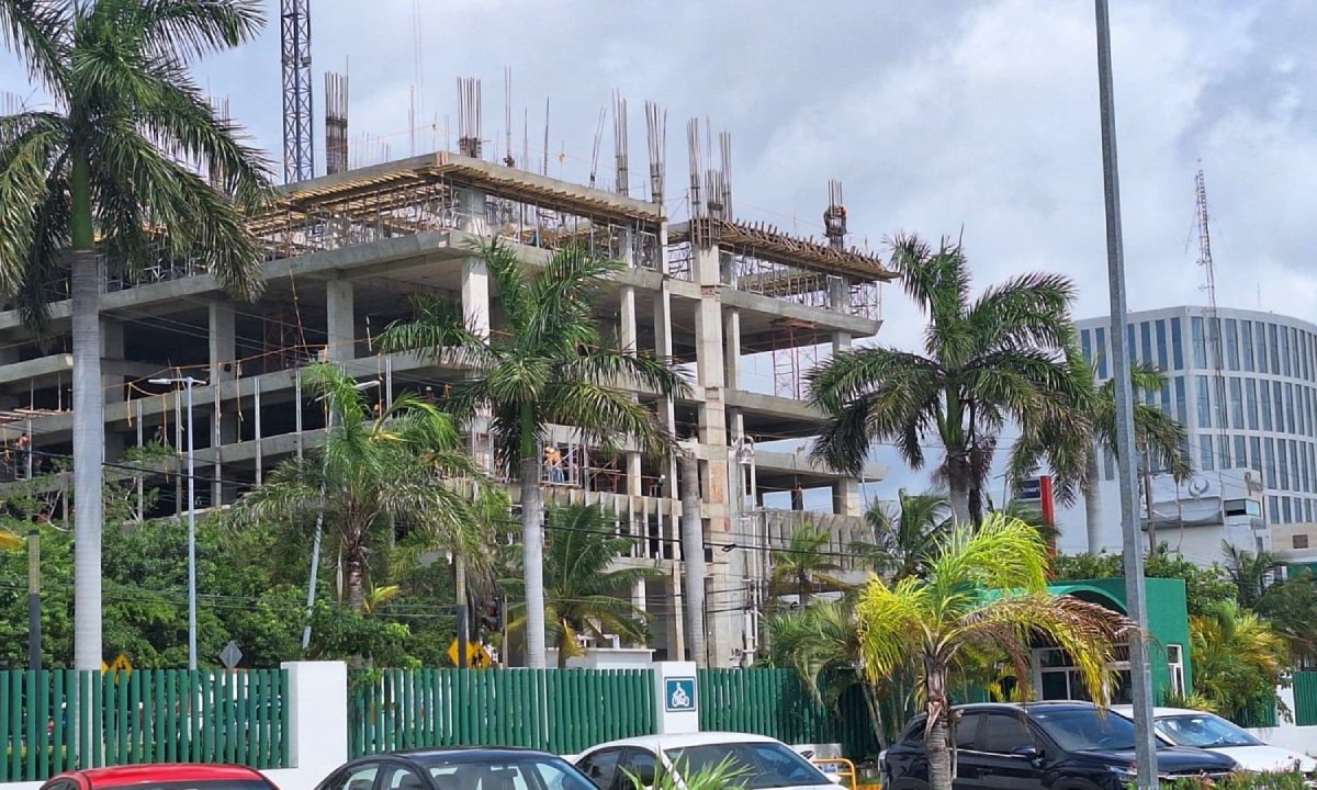 Construcción de un inmueble en Quintana Roo.