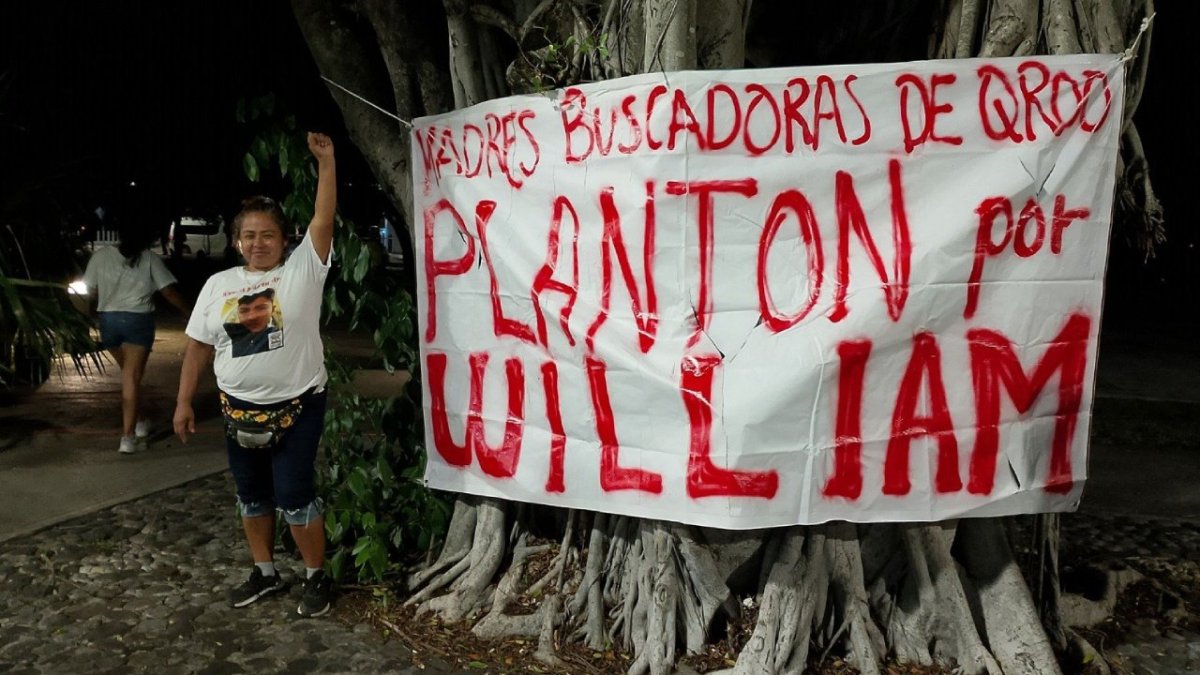 Protesta del colectivo Madres Buscadoras.