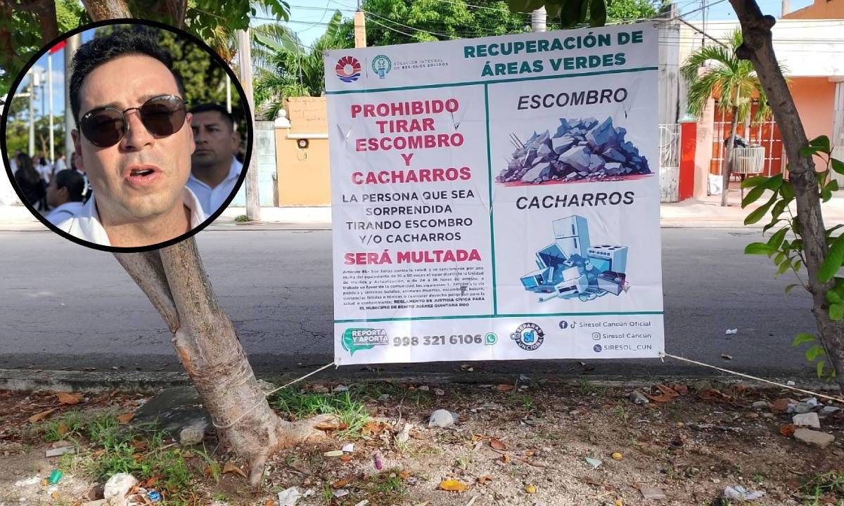 Campaña para no tirar basura en las calles.