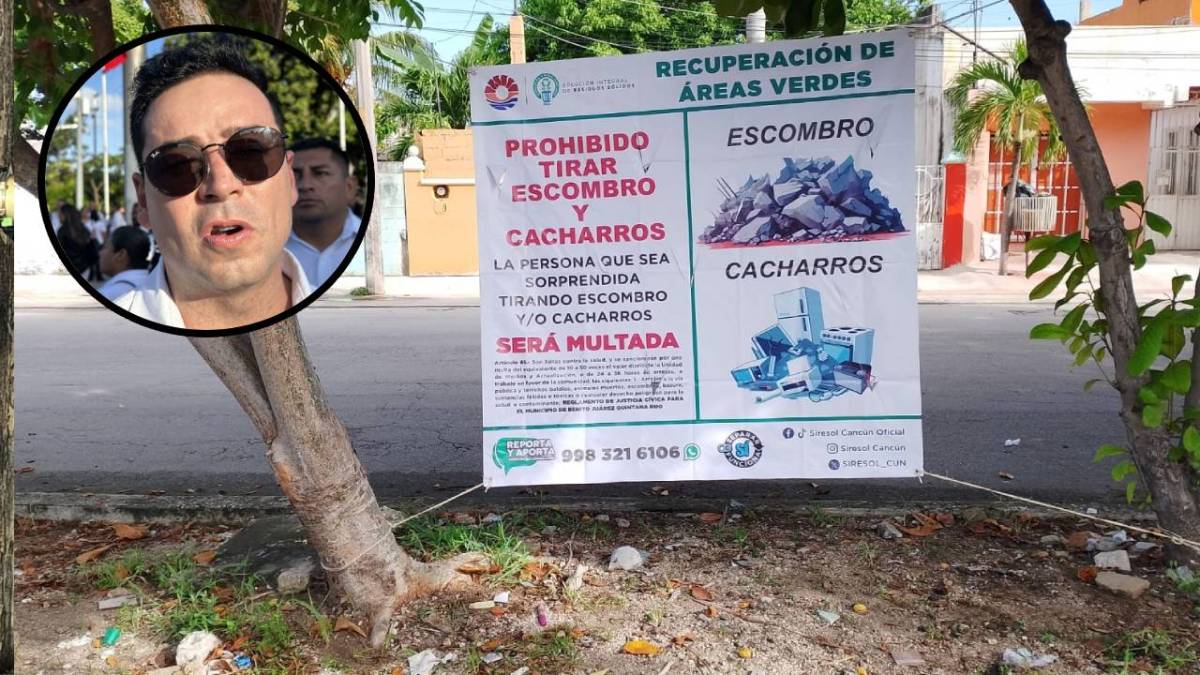 Campaña para no tirar basura en las calles.