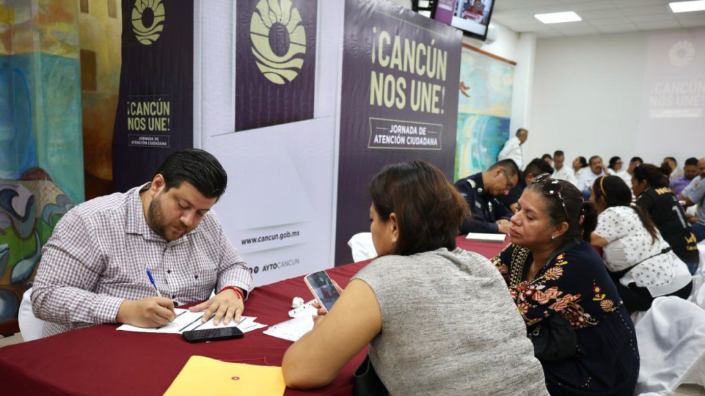 Jornadas de Atención Ciudadana en Cancún.