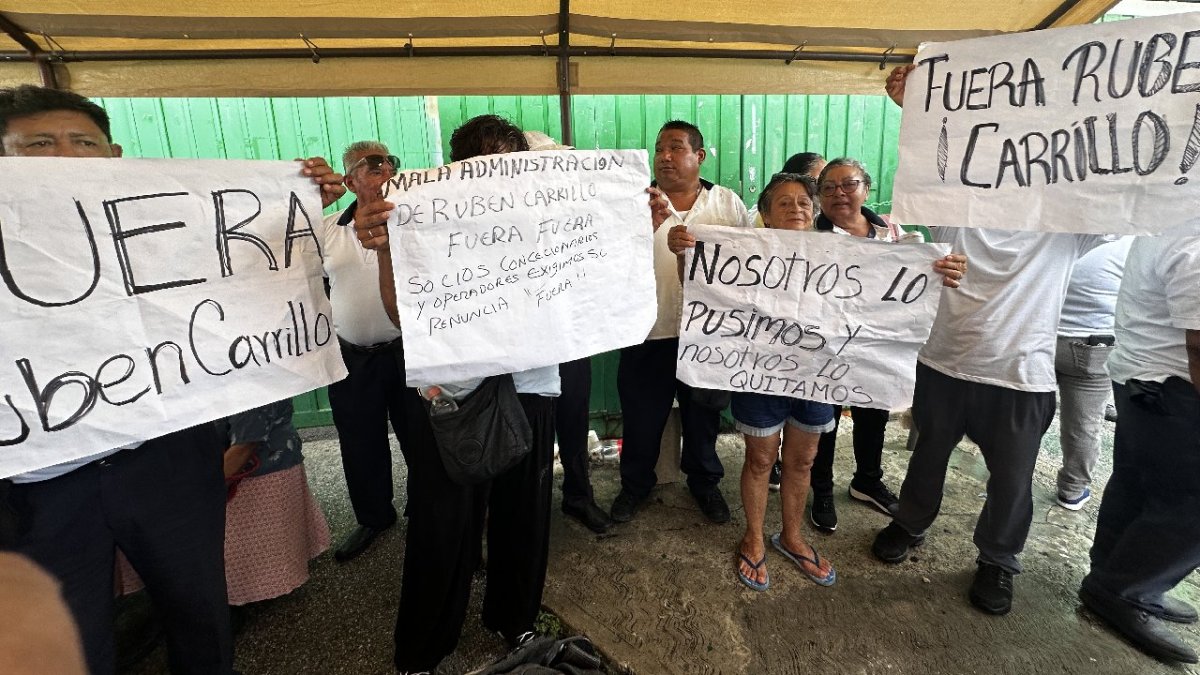 Paro de taxistas en Cancún.