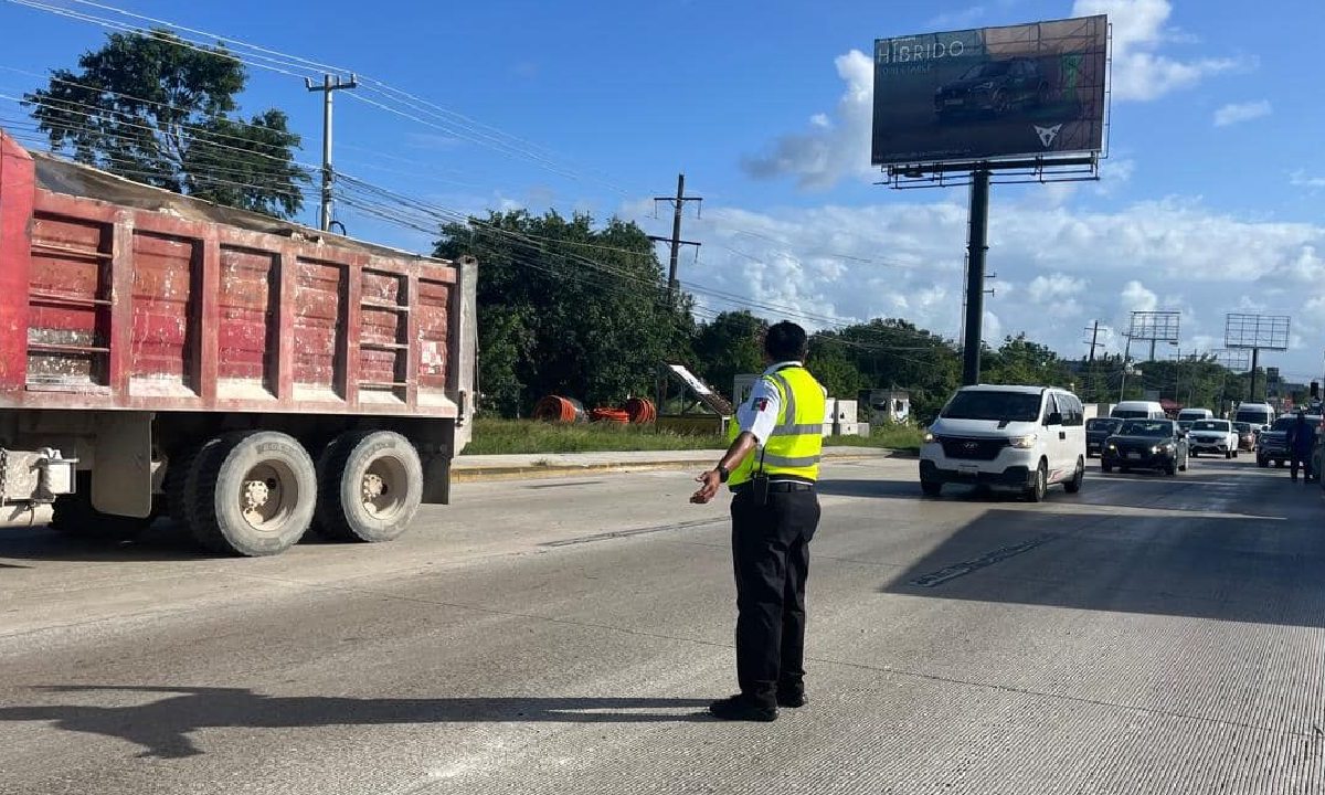 Estos son los cierres viales en Cancún.