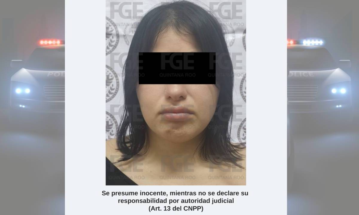 Priscila Saraí, detenida en Yucatán.