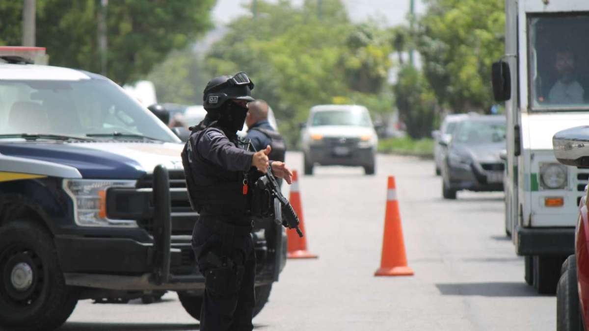 Policía Municipal en Cancún.