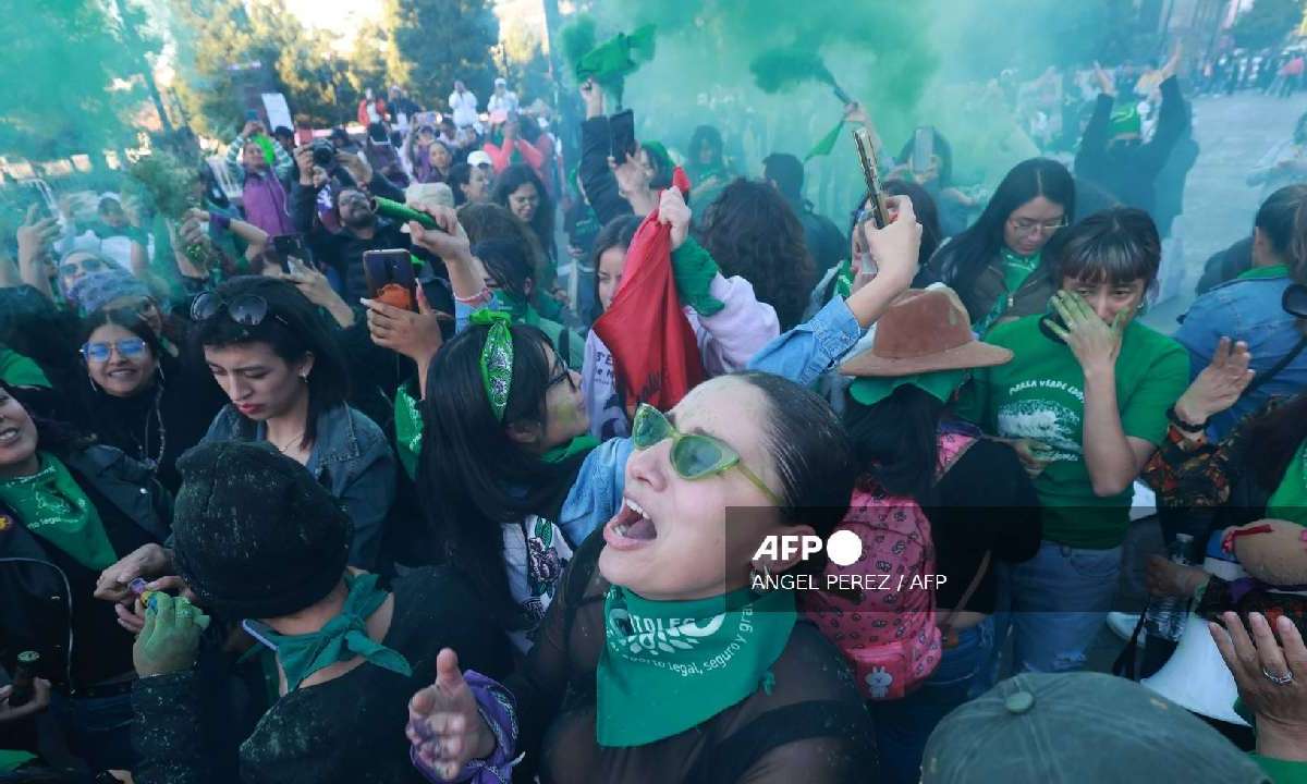 Celebración de feministas.