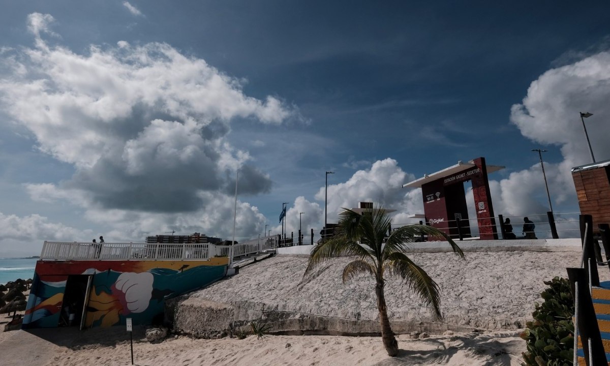 Playa Delfines, en Cancún.