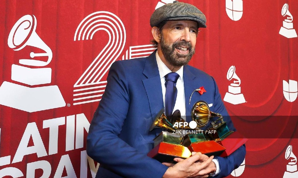 Juan Luis Guerra, el triunfador de los Grammy Latinos.