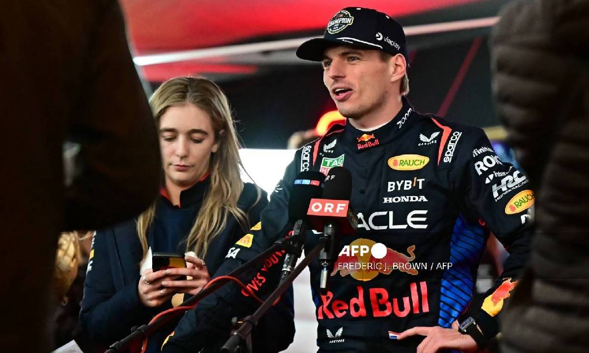 El piloto holandés de Red Bull Racing, Max Verstappen, es tetracampeón.