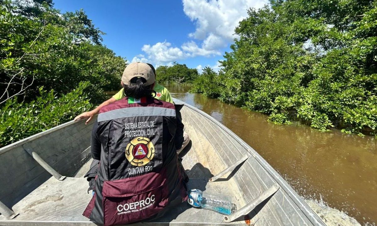 Río Hondo, al sur de Quintana Roo.