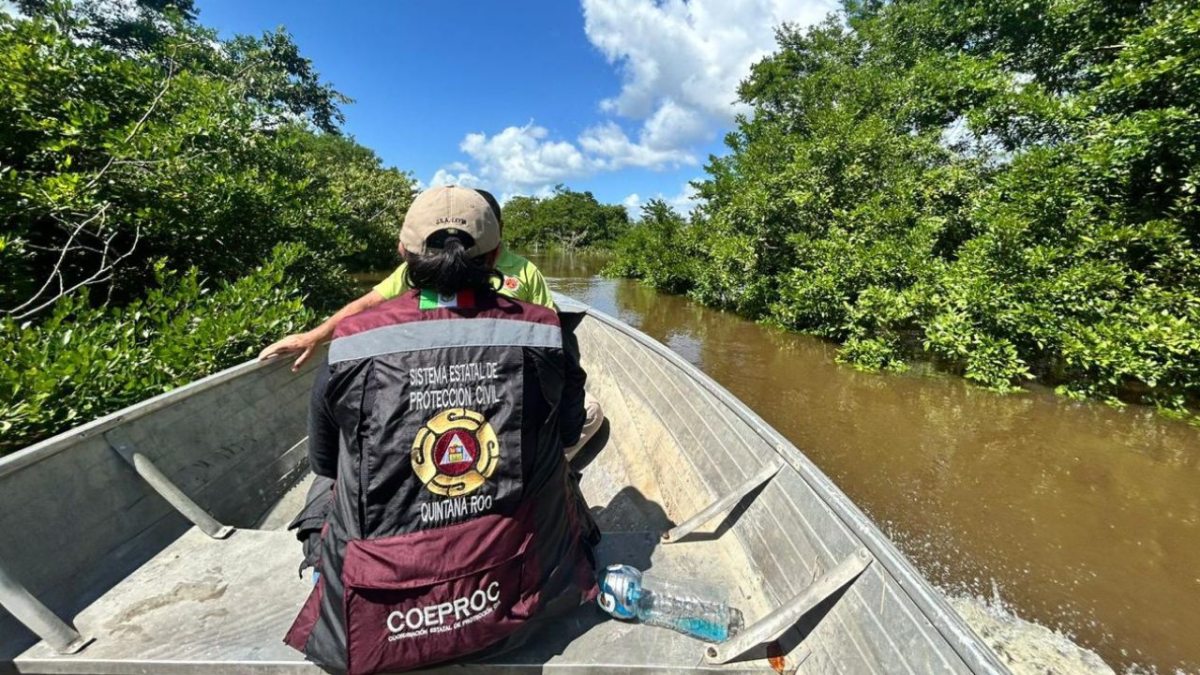 Río Hondo, al sur de Quintana Roo.