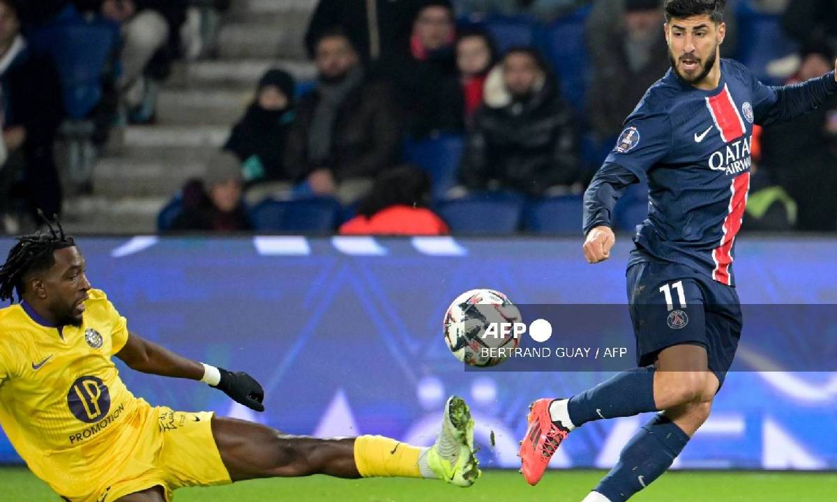 Partido del PSG contra el Toulouse.