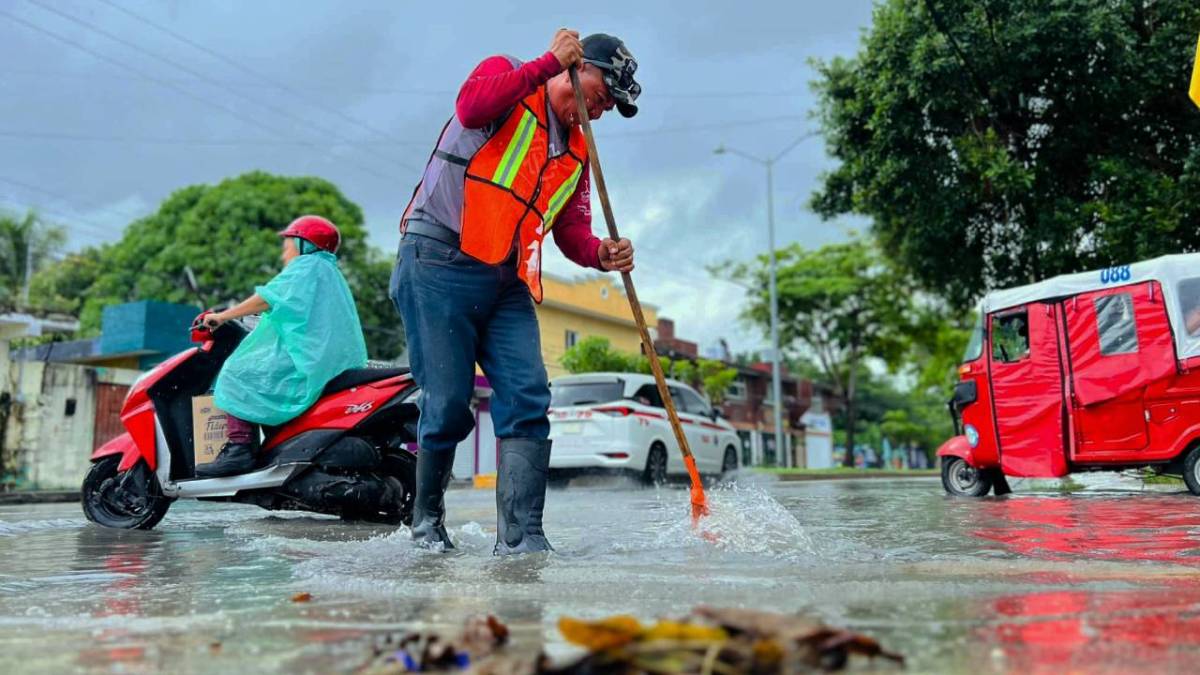 Desazolve de pozos de absorción en Cozumel.