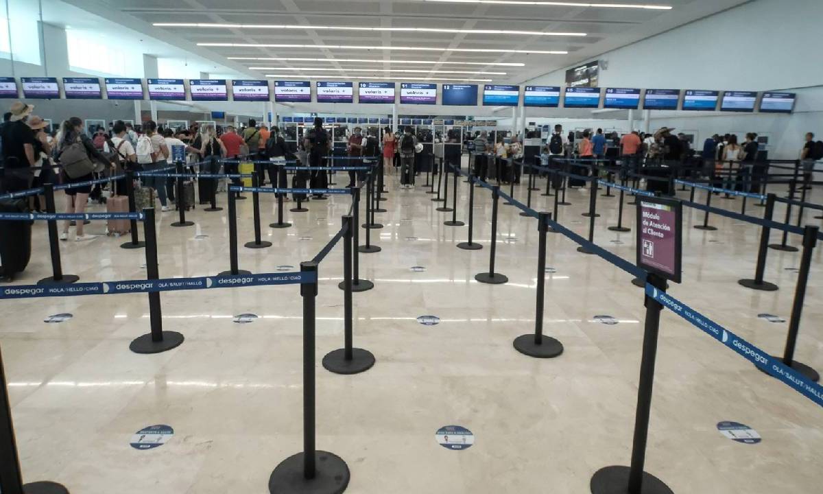 Aeropuerto Internacional de Cancún.