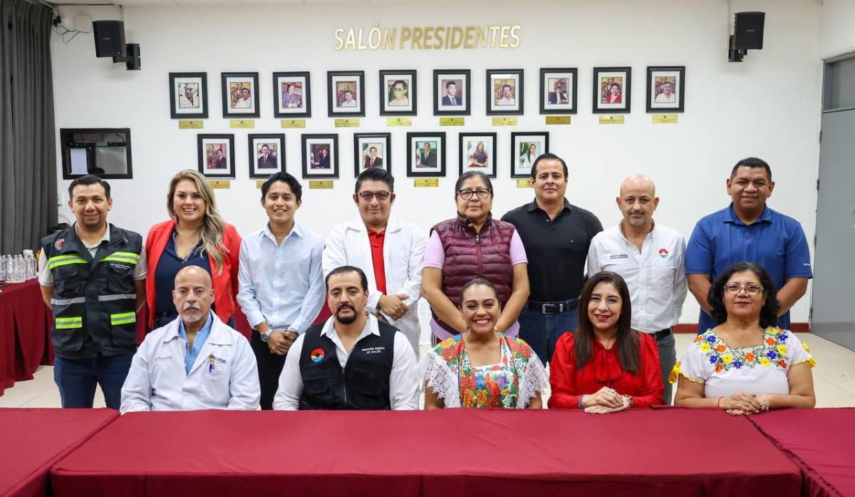 Instalan el Comité de Salud en Benito Juárez.