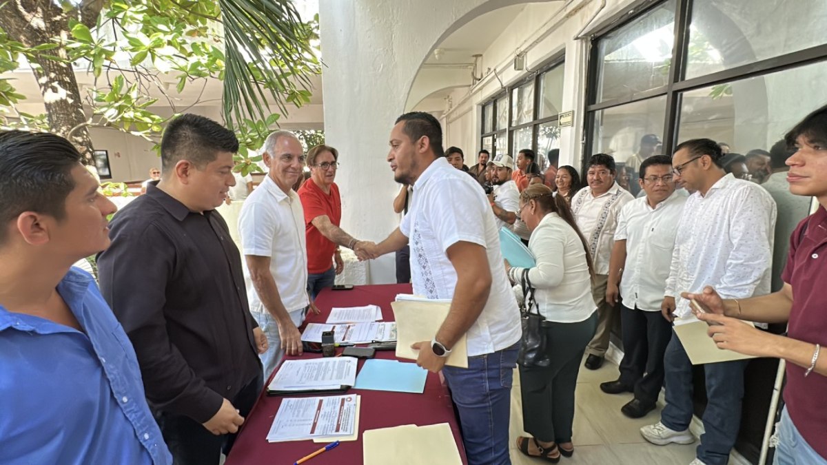 Inscripción de aspirantes a delegados de Alfredo V. Bonfil.