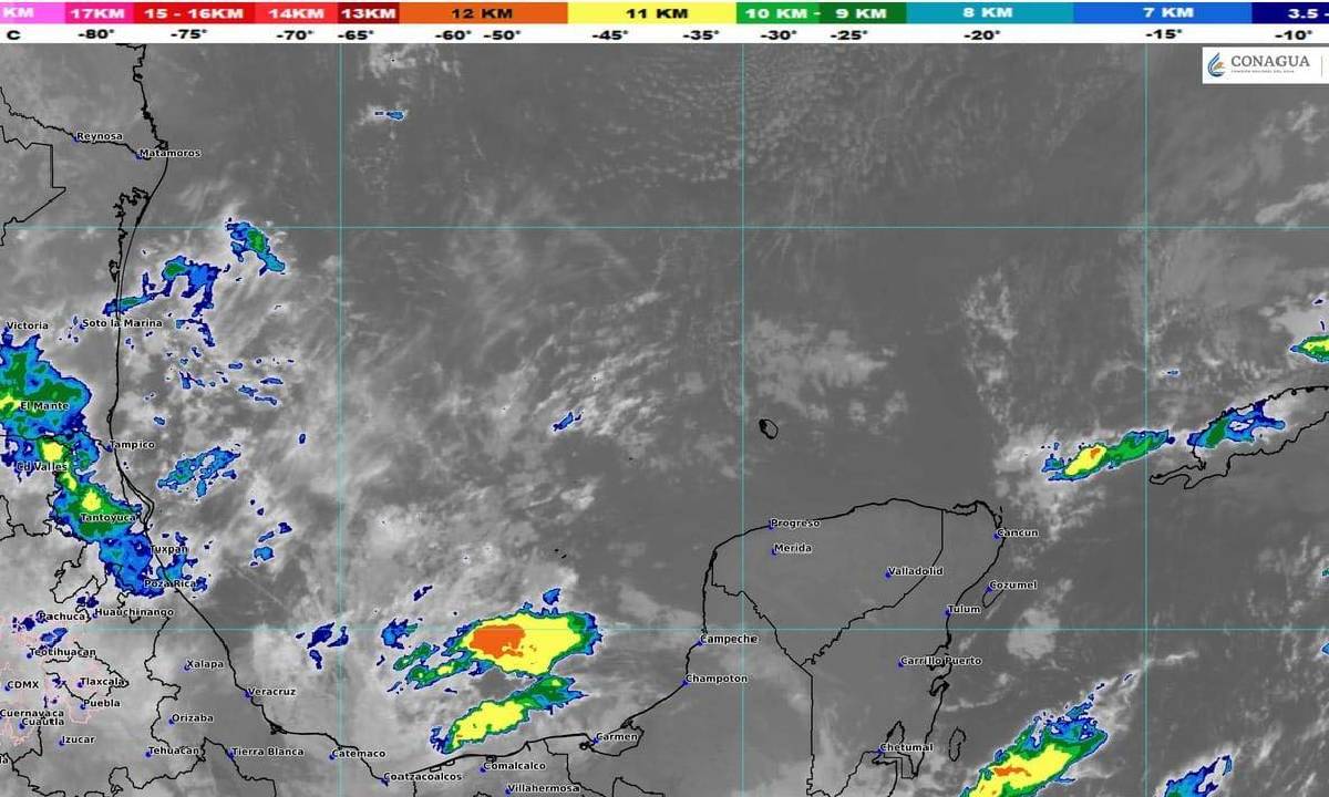 Clima en Quintana Roo marcado por el calor.