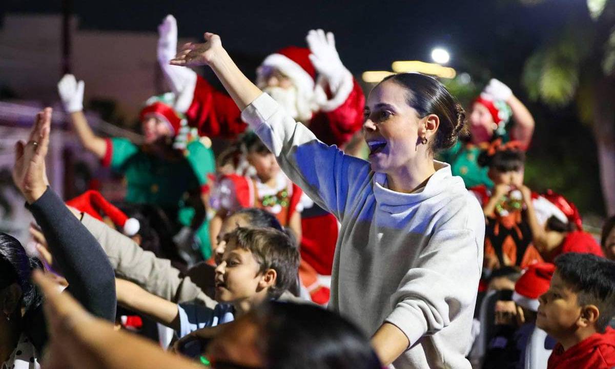 Fiestas decembrinas en Cancún.