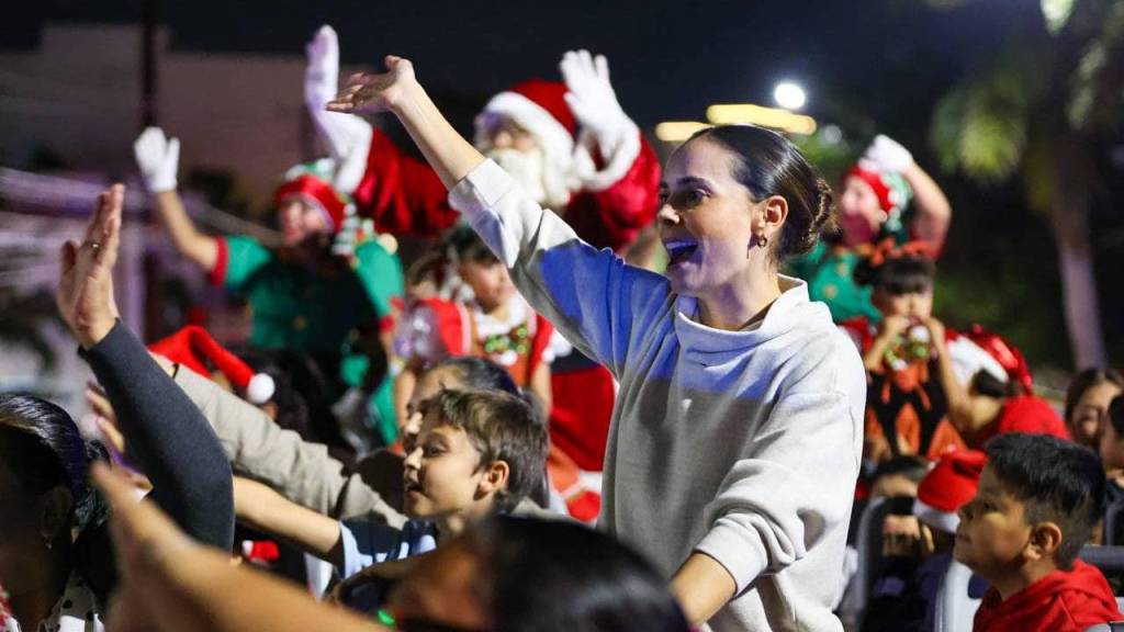 Fiestas decembrinas en Cancún.