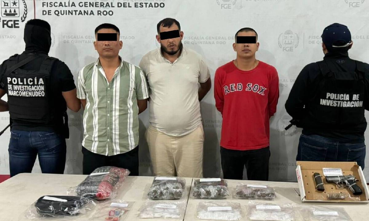 Golpe al crimen en Cancún.