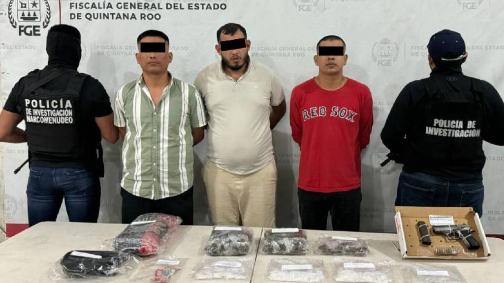 Golpe al crimen en Cancún.