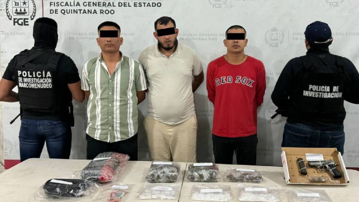 Golpe al crimen en Cancún.