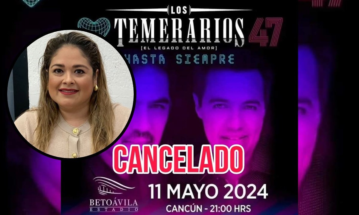 Cancelación de espectáculos en Cancún.