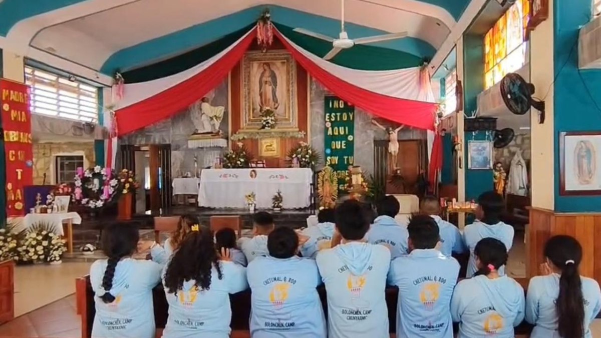 Guadalupanos en Chetumal.