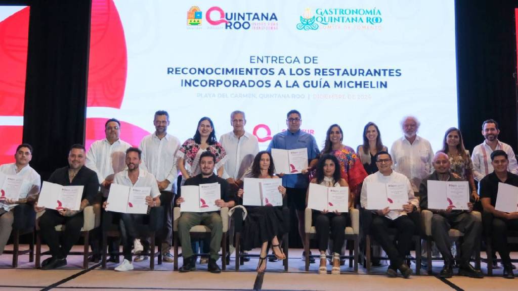 Entrega de reconocimientos de la Guía Michelin.