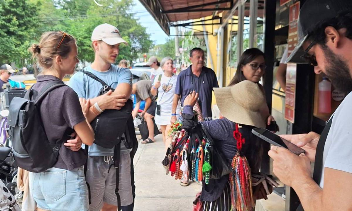 Turistas en Quintana Roo.