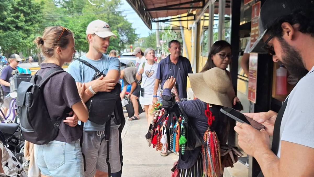 Turistas en Quintana Roo.