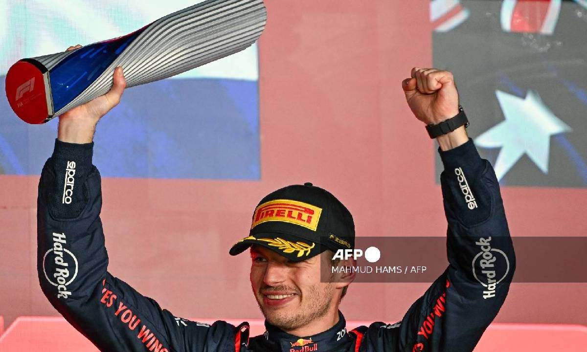 El piloto holandés Max Verstappen, volvió a ganar.