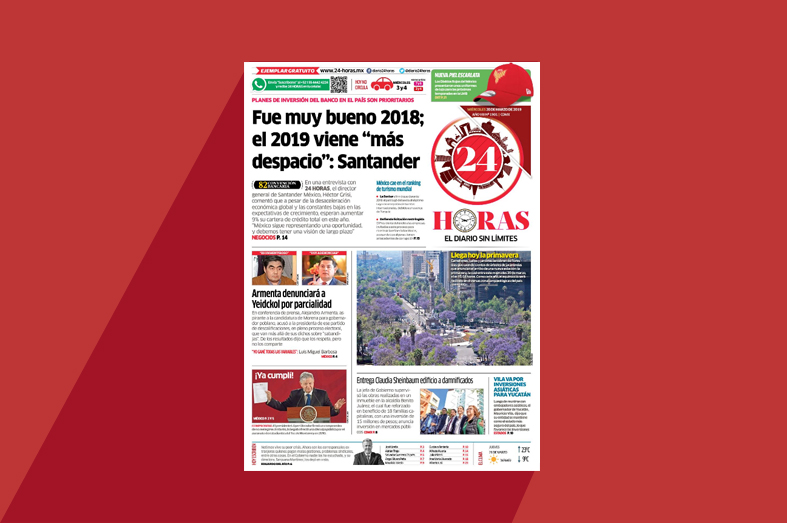 24 Horas México: 20 de Marzo del 2019