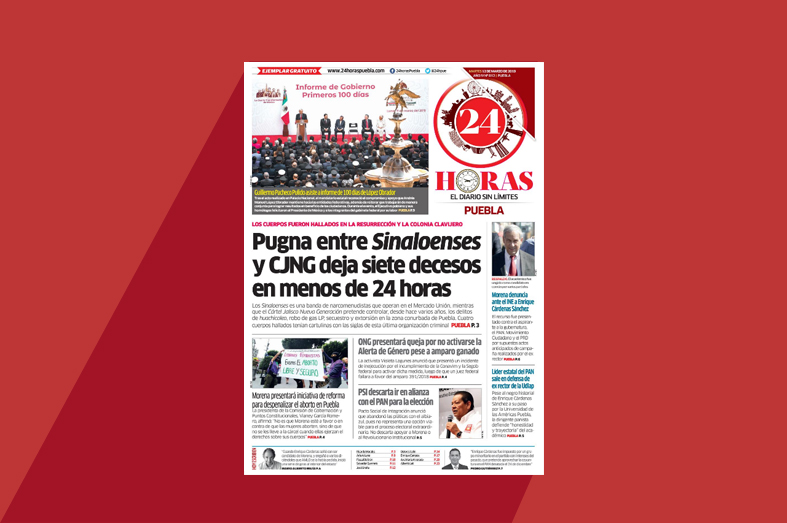 24 Horas Puebla: 20 de Marzo del 2019
