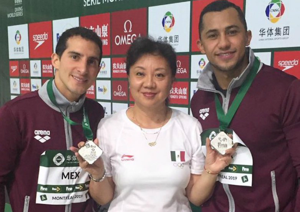 Dentro de la Serie Mundial de Clavados, celebrada en Canadá, Rommel Pacheco y Jahir Ocampo ganaron la medalla de plata en la prueba de trampolín de tres metros sincronizado.