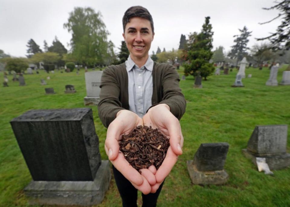 Washington es el primer estado de EU en permitir el compostaje de cuerpos humanos