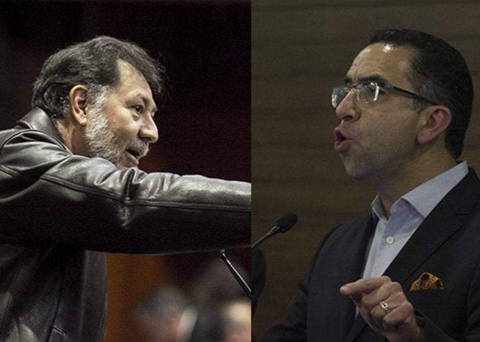 Noroña le dice "miserable hipócrita" a Lozano por el caso de Norberto Ronquillo