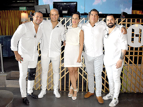 Gabo Baladez, Pablo Huerta, Marta Rubiales, Alex Sierra e Iván De Campomanes.