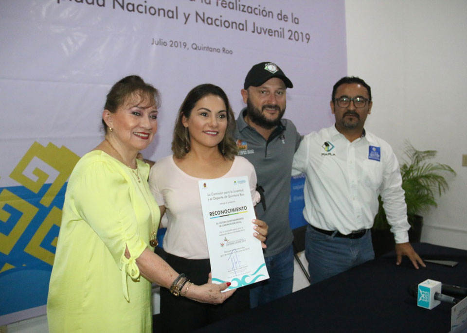Entregan reconocimientos a instancias que colaboraron en la la Olimpiada Nacional y Nacional Juvenil 2019