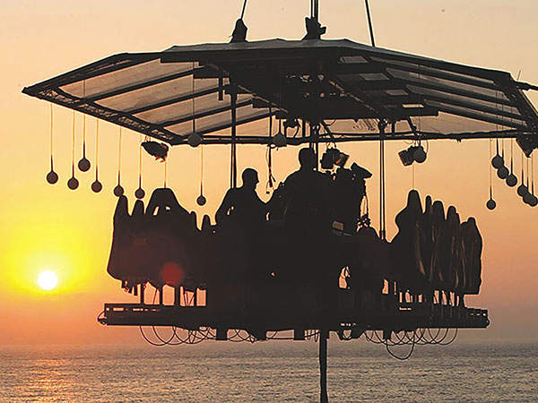 Atrévete a comer en las alturas en Cozumel