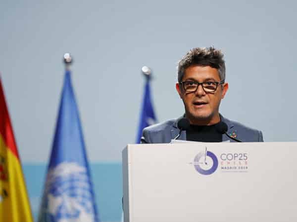Habla Alejandro Sanz sobre el cambio climático