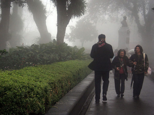 Masa de aire polar envuelve a México