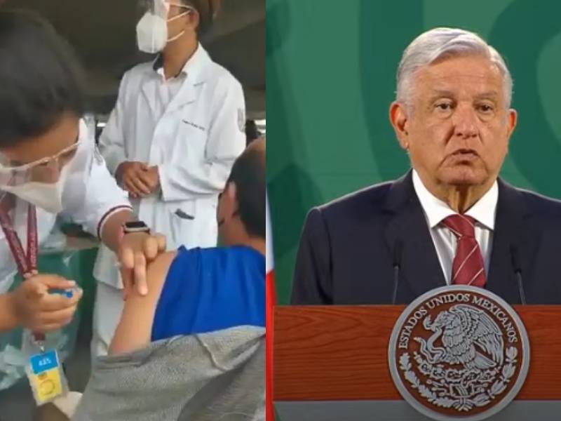 AMLO advierte de montaje el video de adulto mayor que no recibe la vacuna en CDMX