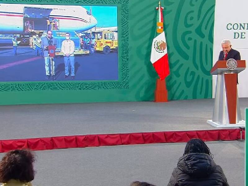 Arriban más de 487 mil dosis de vacuna Covid de Pfizer a México
