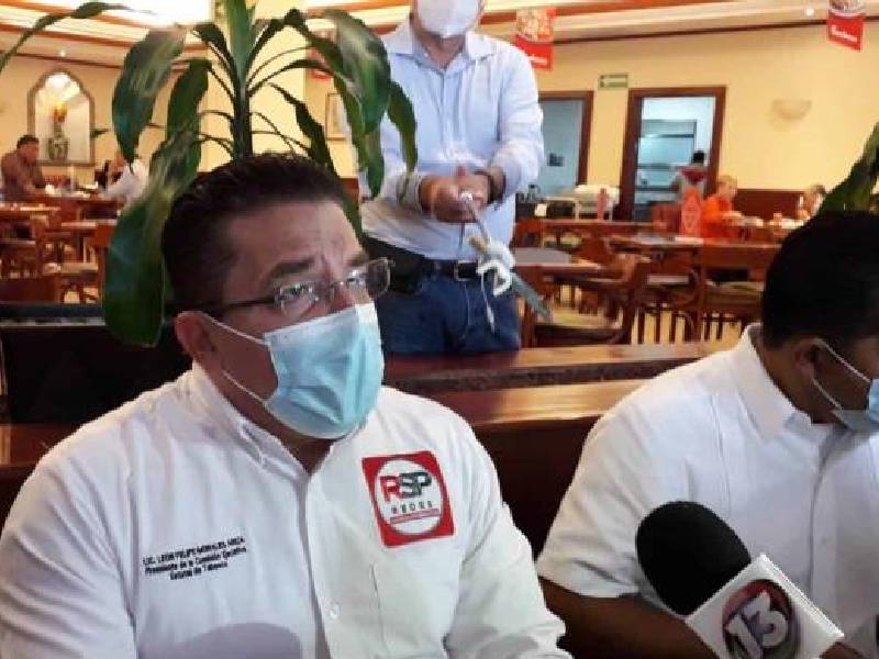 Candidato de RSP en tabasco da positivo a Covid-19 y se retira de la contienda