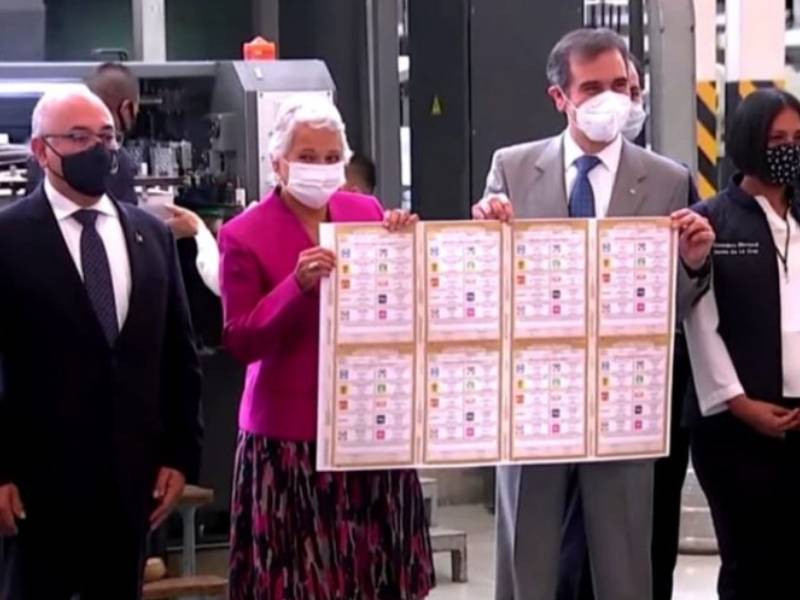 Inicia INE la impresión de boletas para las elecciones de junio