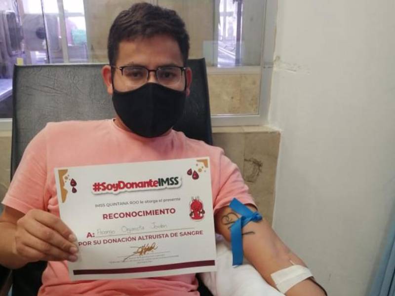 Pueden donar sangre personas que tuvieron Covid IMSS Quintana Roo