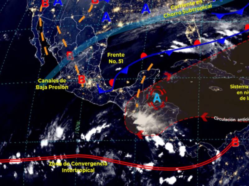 Sigue probabilidad de lluvia; clima de hoy en Quintana Roo
